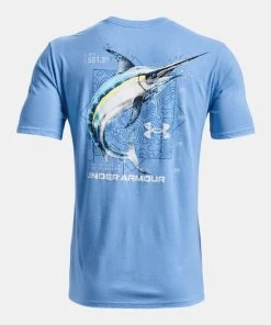 Under Armour Men's UA Fish Marlin Waterblur Short Sleeve Graphic T-Shirt SS Tee 12 Under Armour Men's UA Fish Marlin Waterblur Short Sleeve Graphic T-Shirt SS Tee