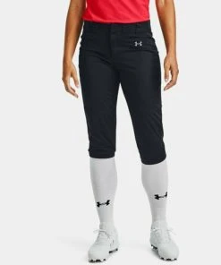 Under Armour Women's Black UA Vanish Softball Pants Lightweight Performance Pant