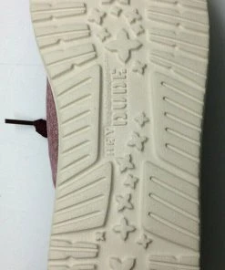 Hey Dude Wendy Flora Peony Red Lightweight Casual Comfort Slip On Women's Shoes