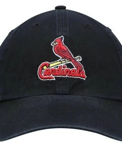’47 2022 St. Louis Cardinals 47 Brand MLB Clean Up Adjustable Strapback Hat Dad Cap