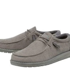 Hey Dude Shoes Hey Dude Wally Corduroy NIght Owl Men's Shoes Comfortable Lightweight Slip On