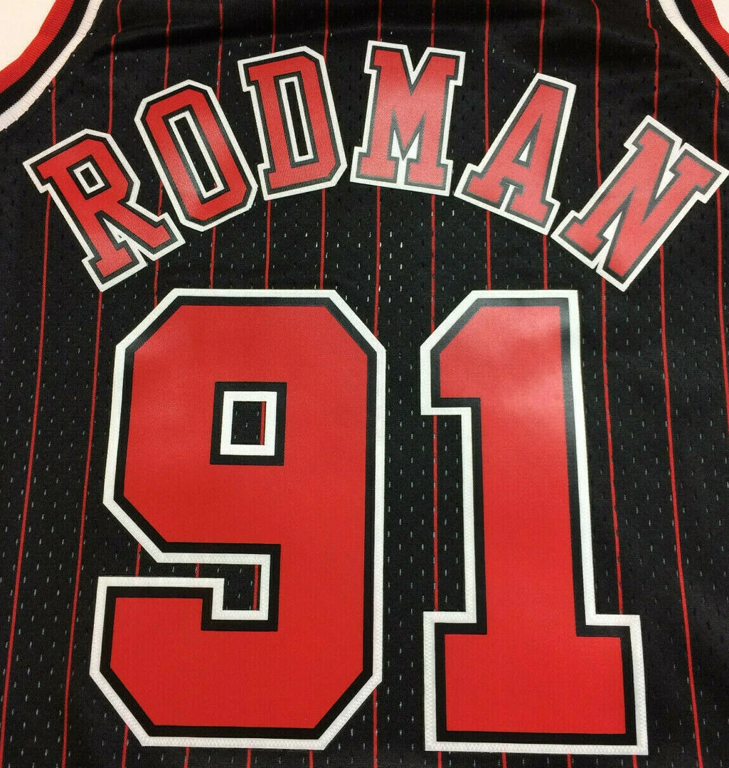 Dennis Rodman Chicago Bulls Mitchell & Ness NBA Authentic Jersey 1995-1996 4 Dennis Rodman Chicago Bulls Mitchell & Ness NBA Authentic Jersey 1995-1996