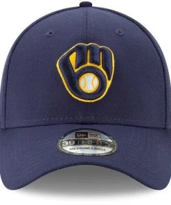 2021 Milwaukee Brewers New Era MLB 39THIRTY Team Classic Stretch Flex Cap Hat