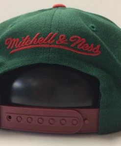 Seattle SuperSonics Mitchell & Ness NBA Snapback Hat XL Logo 2Tone Cap Sonics