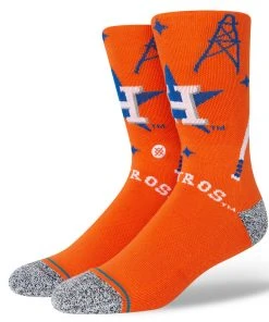 MLB Heaven Shop 13 2022 Houston Astros Stance MLB HOU Landmark Baseball Socks Large Men's 9-13