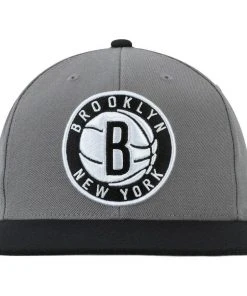 Brooklyn Nets Mitchell & Ness NBA Snapback Hat 2Tone Adjustable Cap Flat Brim