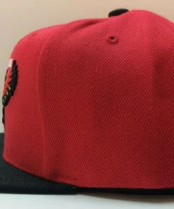 Atlanta Hawks Mitchell & Ness NBA Snapback Hat 2Tone Hardwood Classics Cap Retro