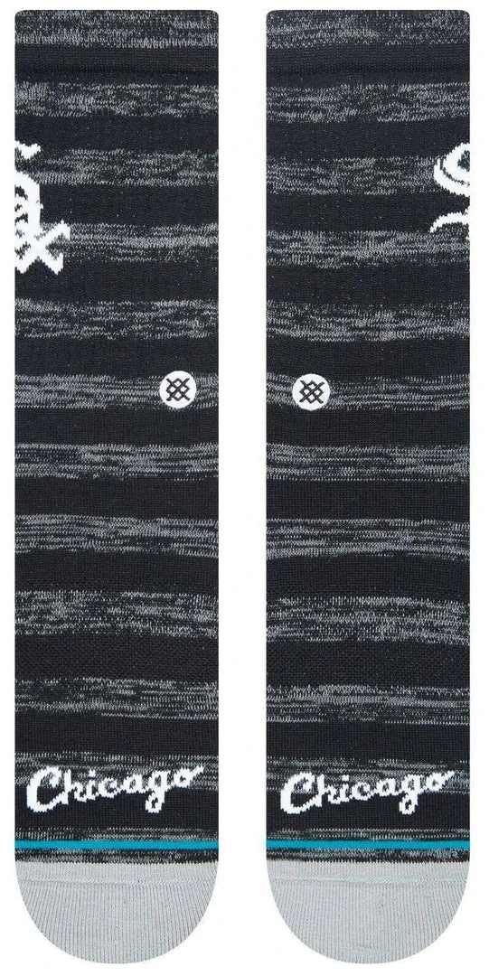 2022 Chicago White Sox Stance Black MLB Twist Baseball Socks Large Men's 9-13 2 2022 Chicago White Sox Stance Black MLB Twist Baseball Socks Large Men's 9-13