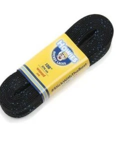 Howies Hockey Howies Black Waxed Hockey Skate Laces Waxed 72", 84", 96", 108", 120"