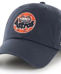 MLB Heaven Shop 7 β47 Houston Astros '47 Brand MLB Clean Up Adjustable Strapback Hat Dad Cap Retro