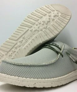 Hey Dude Shoes Hey Dude Wally Sox Fog Men's Shoes Comfortable Lightweight Slip On Casual Shoe