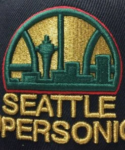 Seattle SuperSonics Mitchell & Ness NBA Snapback Hat BHM Cap Sonics Retro