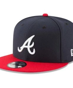 2022 Atlanta Braves A New Era 9FIFTY MLB Snapback Hat Cap Flat Brim 2Tone 950