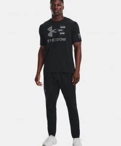 Under Armour Mens UA Freedom Big Flag Logo Short Sleeve Graphic T-Shirt SS Tee