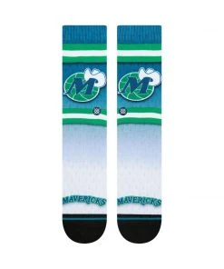 Dallas Mavericks Stance NBA HWC Fader Hardwood Classics Crew Socks L Men 9-13
