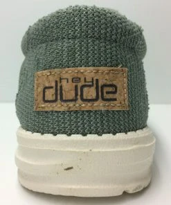 Hey Dude Wally Eden Sage Men's Shoes Comfortable Lightweight Slip On Casual Shoe 9 Hey Dude Wally Eden Sage Men's Shoes Comfortable Lightweight Slip On Casual Shoe