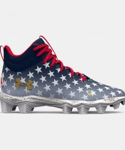 2023 Under Armour Boys' UA Spotlight Franchise USA Jr. Football Molded Cleats