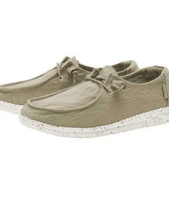 Hey Dude Shoes Hey Dude Wendy Grey Women's Shoes Comfortable Lightweight Casual Slip On Shoe