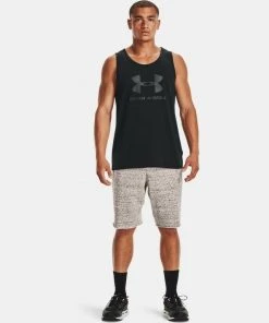 Under Armour Men's UA Sport Style Logo Cotton Tank Big Logo - Many Colors