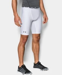 Under Armour Men's UA HeatGear Armour Long Compression Shorts Workout 9" Length 9 Under Armour Men's UA HeatGear Armour Long Compression Shorts Workout 9