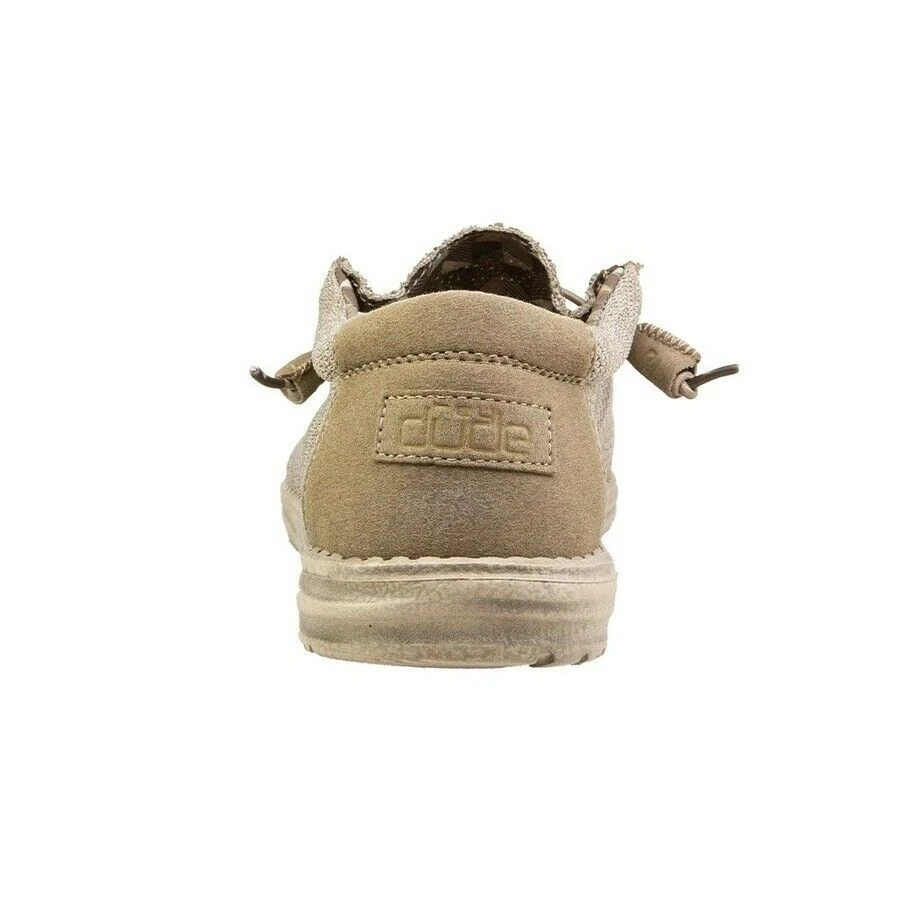 Hey Dude Wally Sox Beige Men's Shoes Comfortable Lightweight Slip On Casual Shoe 5 Hey Dude Wally Sox Beige Men's Shoes Comfortable Lightweight Slip On Casual Shoe