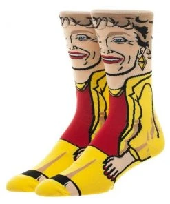 The Golden Girls Blanche Devereaux Bioworld Crew Socks Men's/Women's 8-12