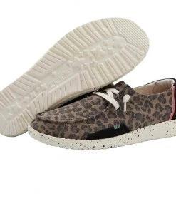 Hey Dude Wendy Jungle Hey Dude Shoes Hey Dude Wendy Python Brown Lightweight Casual Comfortable Slip On Women's Shoes