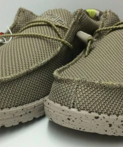 Hey Dude Wally Sox Camel Men's Shoes Comfortable Lightweight Slip On Casual Shoe Hey Dude Shoes