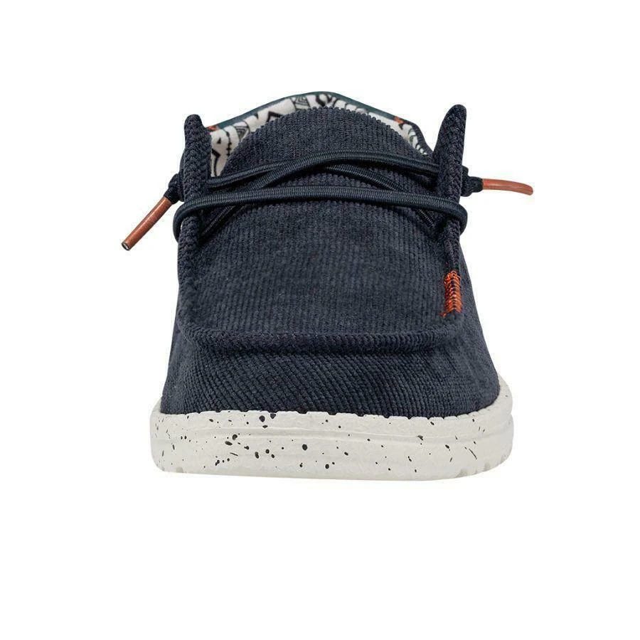 Hey Dude Wendy Corduroy Navy Women's Lightweight Shoes Slip On Casual Comfort Hey Dude Shoes 4 Hey Dude Wendy Corduroy Navy Women's Lightweight Shoes Slip On Casual Comfort Hey Dude Shoes