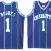 Muggsy Bogues Charlotte Hornets Mitchell & Ness NBA Authentic Jersey 1994-1995