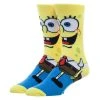 SpongeBob SquarePants Bioworld Crew Socks Men's 8-12 Nickelodeon Cartoon