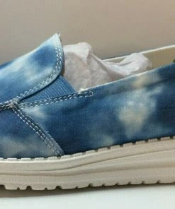 Hey Dude Wendy Lena Tie Dye Blue Women's Lightweight Slip On Casual Shoe Comfort Hey Dude Shoes 8 Hey Dude Wendy Lena Tie Dye Blue Women's Lightweight Slip On Casual Shoe Comfort Hey Dude Shoes