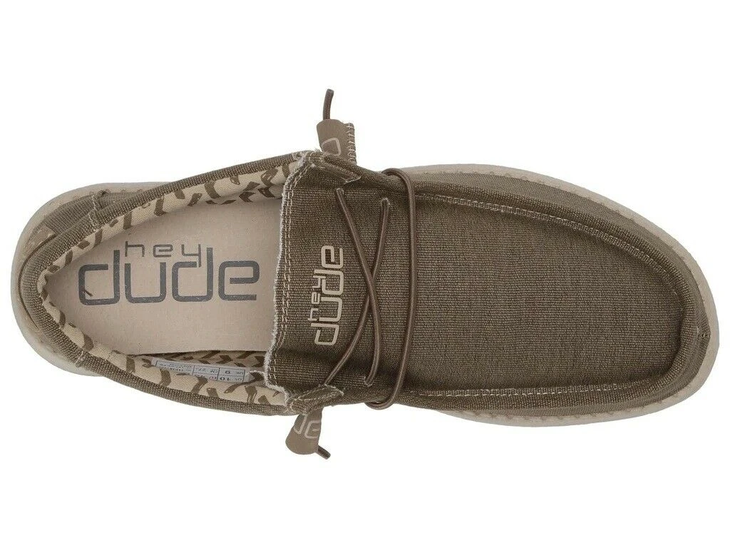 Hey Dude Wally Stretch Tobacco Men's Shoes Lightweight Comfortable Slip On Shoes Hey Dude Shoes 6 Hey Dude Wally Stretch Tobacco Men's Shoes Lightweight Comfortable Slip On Shoes Hey Dude Shoes