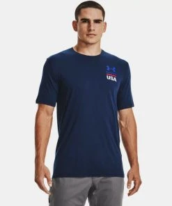 Under Armour Mens UA Freedom USA States Logo Short Sleeve Graphic T-Shirt SS Tee