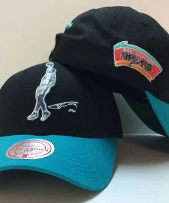 Tim Duncan San Antonio Spurs Mitchell & Ness NBA Snapback Hat Highlight HWC Cap