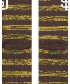 2022 San Diego Padres SD Stance MLB Twist Baseball Socks Large Men's 9-13