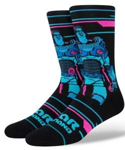 Stance Buzz Lightyear Star Command Socks Large Men's 9-13 Disney Pixar Toy Story