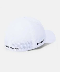 Under Armour Men's UA Threadborne Classic Mesh Golf Cap Stretch Flex Fit Cap Hat