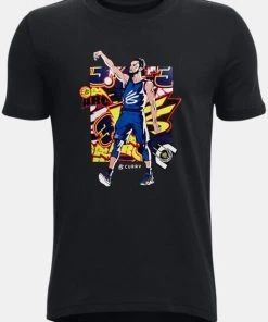 Under Armour Boy's UA Curry Multi Animated Steph Short Sleeve Graphic T-Shirt