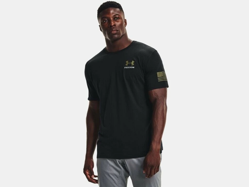 Under Armour Mens UA New Freedom Banner T Short Sleeve Graphic T-Shirt SS Tee 5 Under Armour Mens UA New Freedom Banner T Short Sleeve Graphic T-Shirt SS Tee