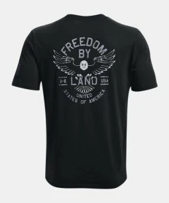 Under Armour Mens UA Freedom By Land Short Sleeve Graphic T-Shirt 10 Under Armour Mens UA Freedom By Land Short Sleeve Graphic T-Shirt