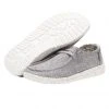Hey Dude Wendy Linen Hey Dude Shoes Hey Dude Wendy L Linen Iron Lightweight Casual Comfortable Slip On Women's Shoes