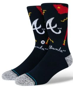 2022 Atlanta Braves Stance MLB ATL Landmark Baseball Socks Large Men's 9-13