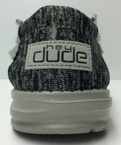 Hey Dude Wally Stretch Platinum Mix Men's Lightweight Slip On Casual Shoes Hey Dude Shoes 9 Hey Dude Wally Stretch Platinum Mix Men's Lightweight Slip On Casual Shoes Hey Dude Shoes