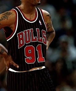 Dennis Rodman Chicago Bulls Mitchell & Ness NBA Authentic Jersey 1995-1996 23 Dennis Rodman Chicago Bulls Mitchell & Ness NBA Authentic Jersey 1995-1996