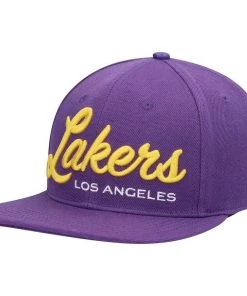 Los Angeles Lakers LA Pro Standard NBA Snapback Hat Flat Brim Adjustable Cap