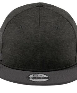 New Era 9FIFTY Shadow Heather Striped Flat Brim Snapback Hat Cap - Blank 950