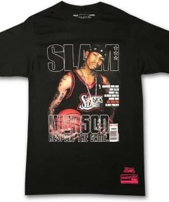Mitchell & Ness SLAM Magazine Cover NBA Allen Iverson Philadelphia 76ers T-Shirt