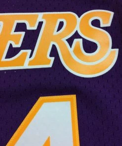 Shaquille O'Neal Los Angeles Lakers LA Mitchell & Ness NBA Authentic Jersey Shaq 18 Shaquille O'Neal Los Angeles Lakers LA Mitchell & Ness NBA Authentic Jersey Shaq