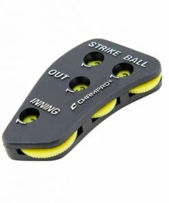 Champro 4 Dial Umpire Indicator Optic Yellow Dials Baseball Softball Umpires Ump